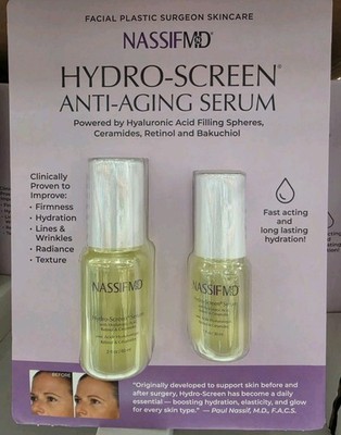 Nassif Hydro-Screen Retinol & Hyaluronic Acid - Large - 1.0 0z.& 2 Oz  New Seal