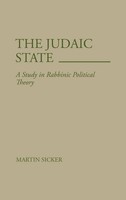 Martin Sicker | The Judaic State | Buch | Englisch (1988) | Gebunden | Praeger