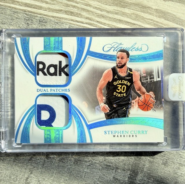 2024/25 Panini Flawless Stephen Curry True 1/1 Game Used Jersey Patch Rakuten