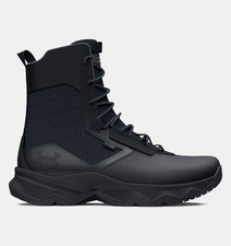 UA Under Armour Stellar G2 Zip Black WATERPROOF Tactical Boots - Men's Sz 10