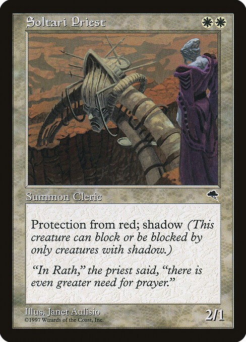 Soltari Priest NonFoil Tempest 46 NM MTG