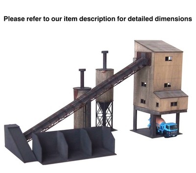 N/1:150 Scale Ready-Mix Concrete Plant Kit ADV Industrial Construction Facility