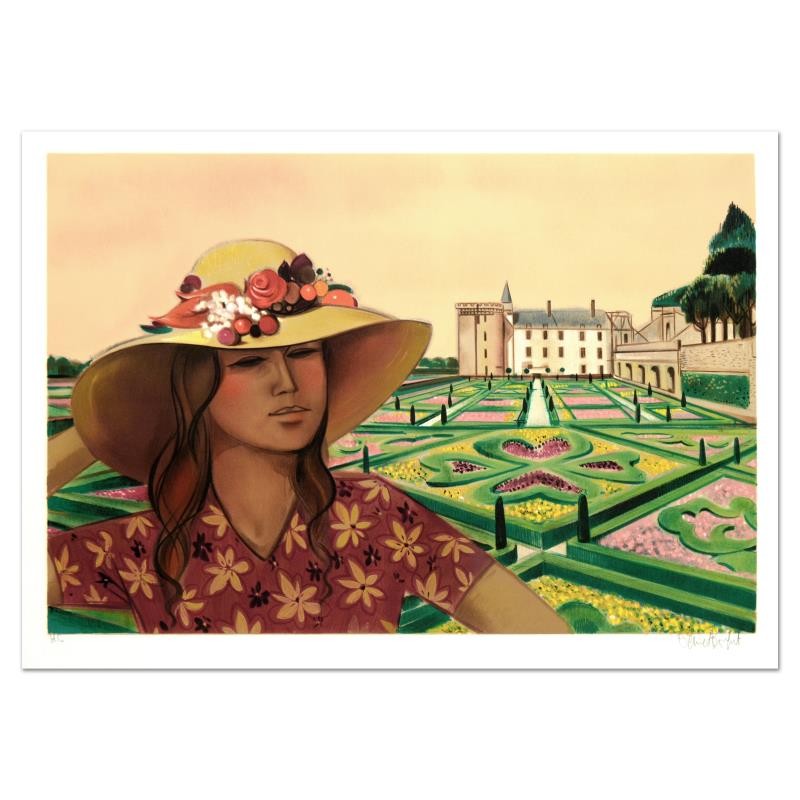 Robert Vernet Bonfort Chateau and Gardens Ltd. Ed. Lithograph #'d