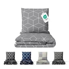 Renforce Bettwäsche Set 2tlg 4tlg Baumwolle 135x200 155x220 200x200 Atmungsaktiv