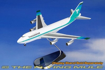 GeminiJets 1:400 747-200 Transamerica N742TV | eBay