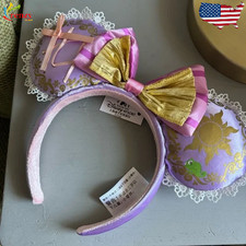Disney Parks Rapunzel Tangled Pascal Mickey Minnie Mouse Ears Headband US