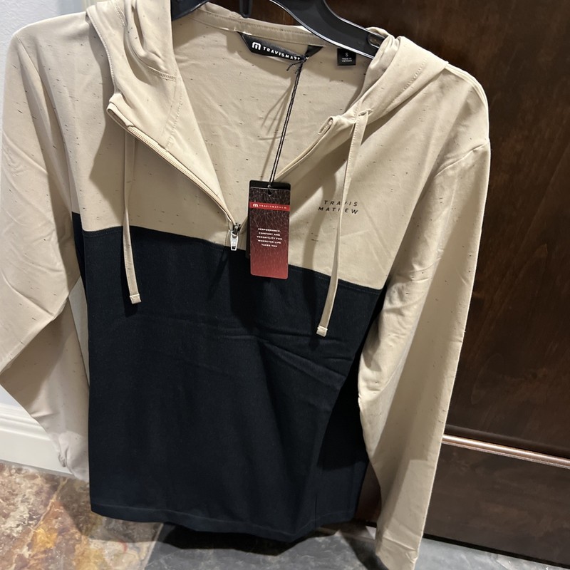 Travis Mathew Golf Jacket Small Gorgeous Sold Out ⛳️ 1/4 Zip With Hood $149 New