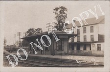 RPPC-Leaman Place PA-Railroad Station-Train Depot-Lancaster County-Pennsylvania