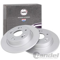 2X A.B.S. Bremsscheiben 282Mm Hinten Passend FüR Honda HR-V