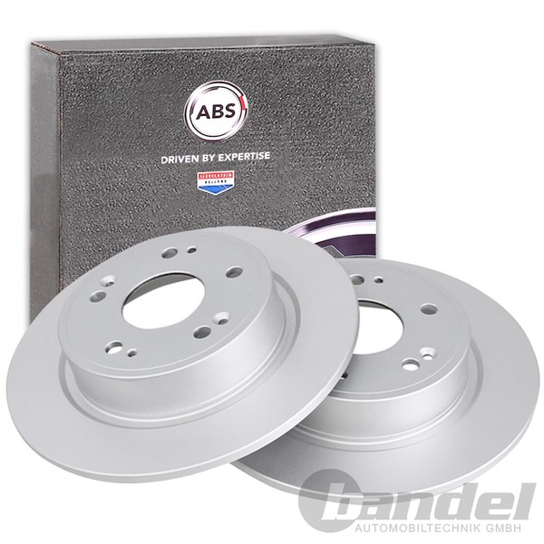 2X A.B.S. Bremsscheiben 282Mm Hinten Passend FüR Honda HR-V-image
