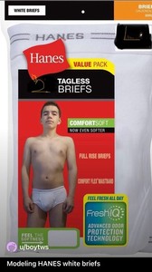 2 Vintage 1990's  Hanes  classic white brief Men’s Large  🩲 Customizable Anyway