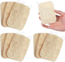 10 PCS Loofah Dish Sponge Natural Loofah Sponge for Kitchen Reusable