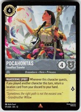 Pocahontas Steadfast Traveler 171/204 Wilds Unknown Disney Lorcana