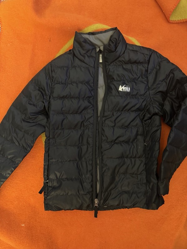 REI CO-OP Kids Fleece Jacket Size Small 8 Zip Up Hoodie Lightweight