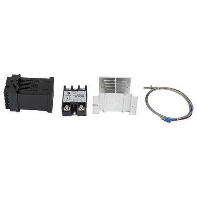 Thermostat system REX C100 set with solid state relay and push button tool