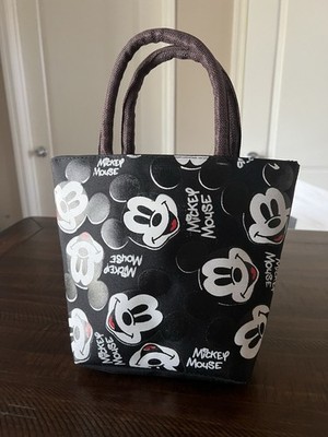 Mickey Mouse Little Tote Bag/lunch Bag Non Insulated. Inner Lining