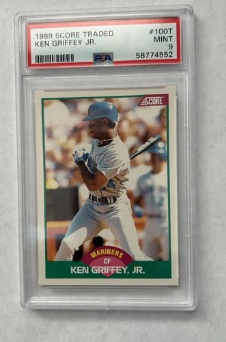 1989 Score Rookie Traded Ken Griffey Jr #100T (RC) Psa 9