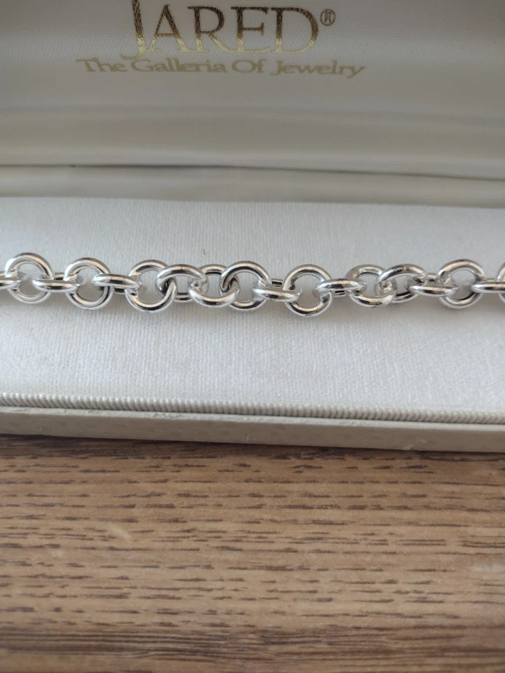 Women's 7 inch Jared 925 Sterling Silver Bracelet - Image 3 of 4
