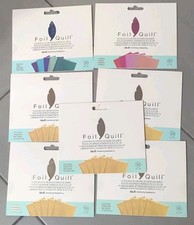 7 Packs Foil Quill Sheets 30 Per Pack Gold Pink Blue We R Memory Keepers 4x6 New