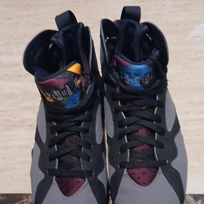 Jordan Air Jordan 7 Retro Bordeaux 2015 High Top Nubuck Gray Black 304775-034