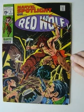 Marvel Spotlight #1 Red Wolf Origin Neal Adams Cover Art Wally Wood Inks 1971 VG