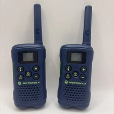 Two (2) Motorola MG163A 2-Way Walkie Talkie Radios Talkabout - Tested