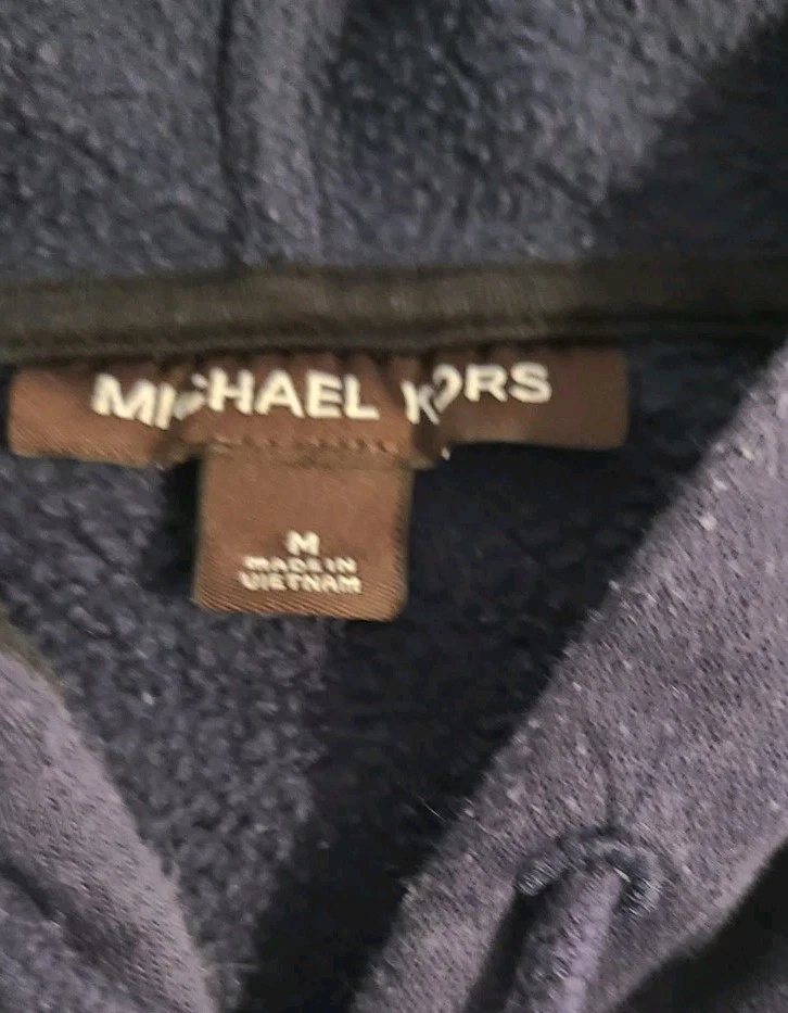 Felpa con cappuccio maglione media Michael Kors BLU NAVY