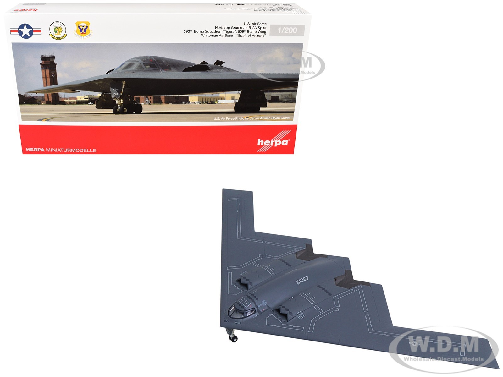 NORTHROP GRUMMAN B-2A SPIRIT SPIRIT OF AZ 1200 HERPA HE573795 23690₽