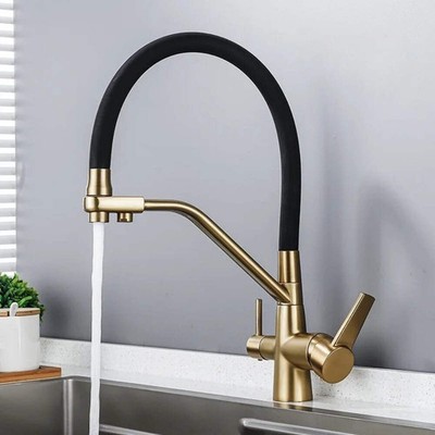 Gefilterte Küchenspüle Armaturen Reinigungsarmatur 360 Drehbar Wasserfilter Wasserhahn für K