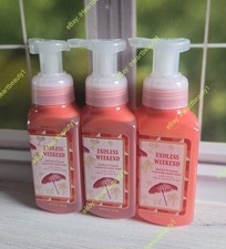 bath and body works endless weekend foaming hand soap set of 3