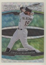 2020 Panini Prizm Brilliance Blue Wave Prizm 25/60 Charlie Blackmon #B-10 4l3