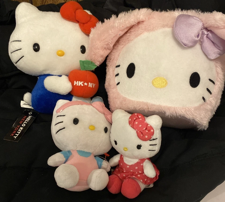 Lote de 4 canastas de Pascua Hello Kitty HK NY etc 2006-2014 Foto 2 de 4