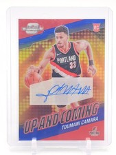 TOUMANI CAMARA 2023-24 CONTENDERS OPTIC UP AND COMING BLUE ROOKIE AUTO Q5537