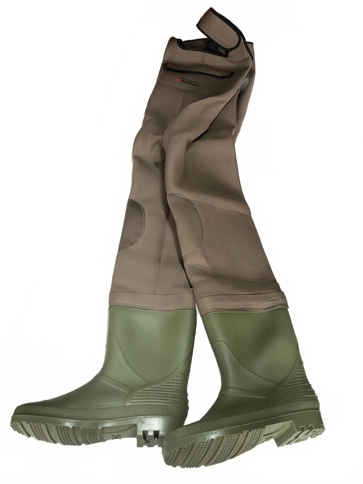 Sigma Shakespear Chest Waders Size 10 Waterproof Breathable Fishing Boots UK