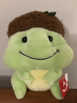 Small Life In A Nutshell Frog Spring Vibrant Plush Toy Green 6.5''