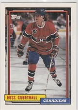 1992-93 topps #276 Russ Courtnall CANADIENS