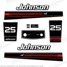 Fits Johnson 25hp Decals - 1995 - 1996