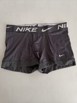 NEW Nike Dri-FIT Essential Micro Stretch Trunks- Single Pair - KE1014 - Grey - S