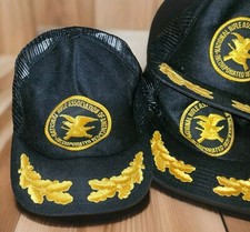 Vintage NRA National Rifle Association Trucker Hats Adjustable USA Made, 3 New!