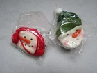 Midwest of Cannon Falls Christmas Snowman Ornament - Pair