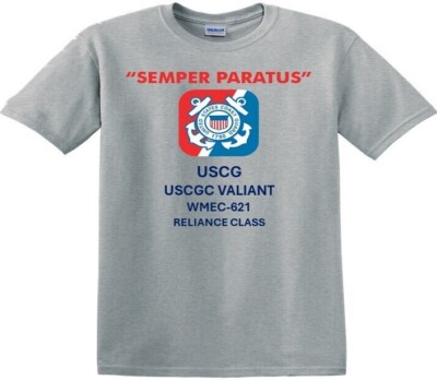 USCGC VALIANT  WMEC-621* RELIANCE CLASS *SHIRTS.USCG OFFICIALLY LICENSED