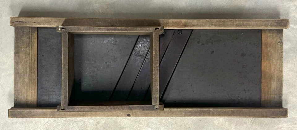 Primative 3 Blade Cabbage Kraut Cutter # 673 T. & D. - Image 2 of 4