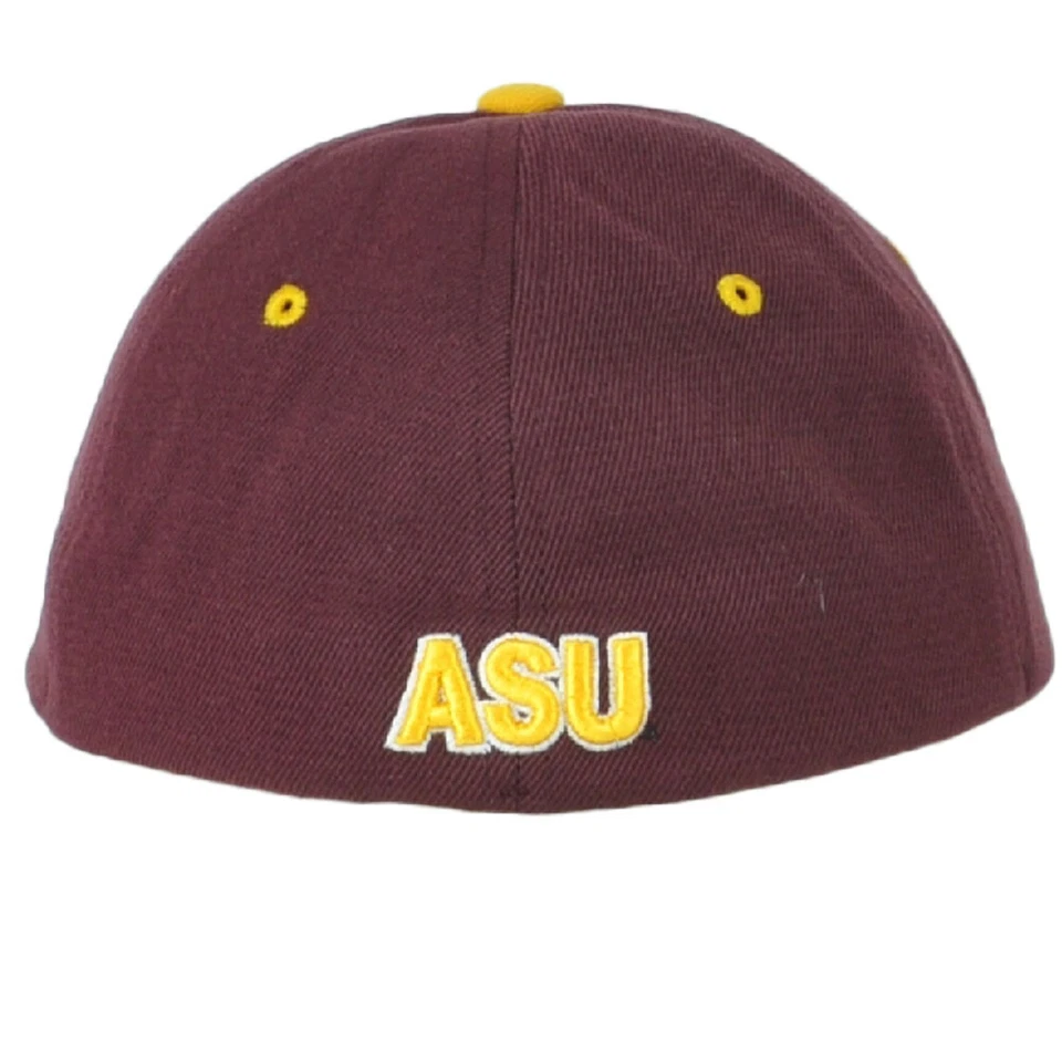 NCAA Zephyr Arizona State Sun Devils ASU Child Kids Strech Burgundy Hat Cap - Image 3 of 4