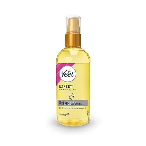 Veet Miraculous Oil Pre & Post Hair Removal All Skin Types & Body Areas 100ml... - Picture 1 of 8
