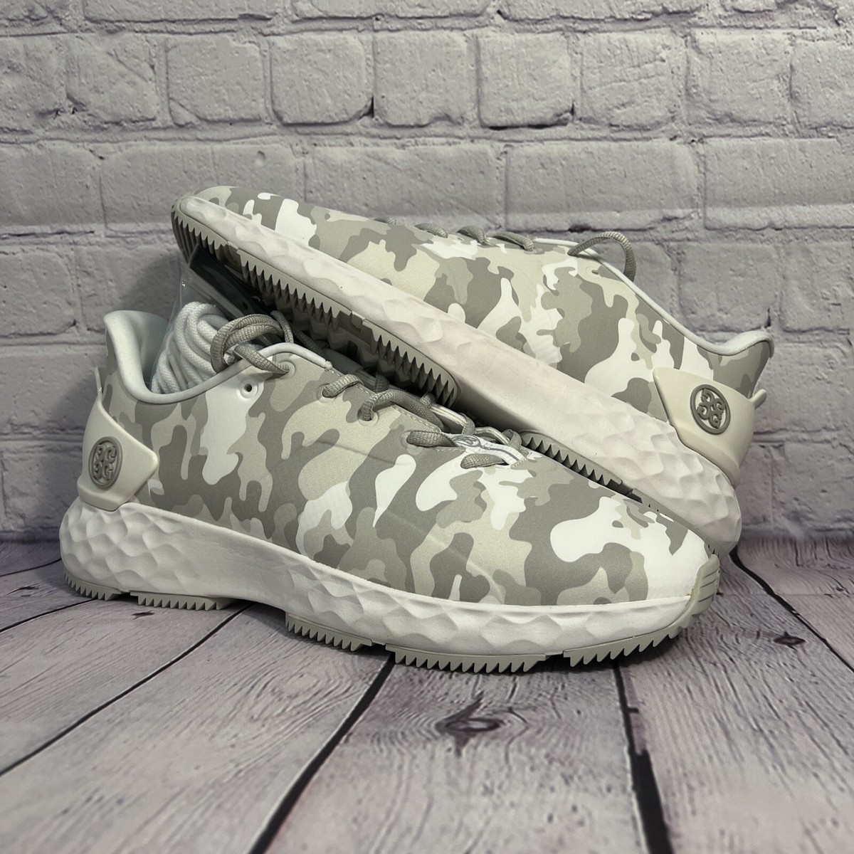 New G/Fore G4 Men's Camo White Grey MG4+ Golf Shoes New G/Fore G4 Men's Camo White Grey MG4+ Golf Shoes