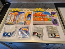 McDonald's 1995 Hotwheels Set Complete And 2 Original 1995 Happy Meal Boxes