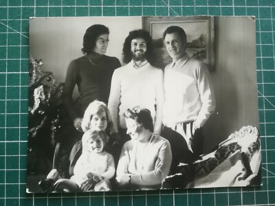 vs239 Foto um 1970 Familiengruppe Hochzeitstag