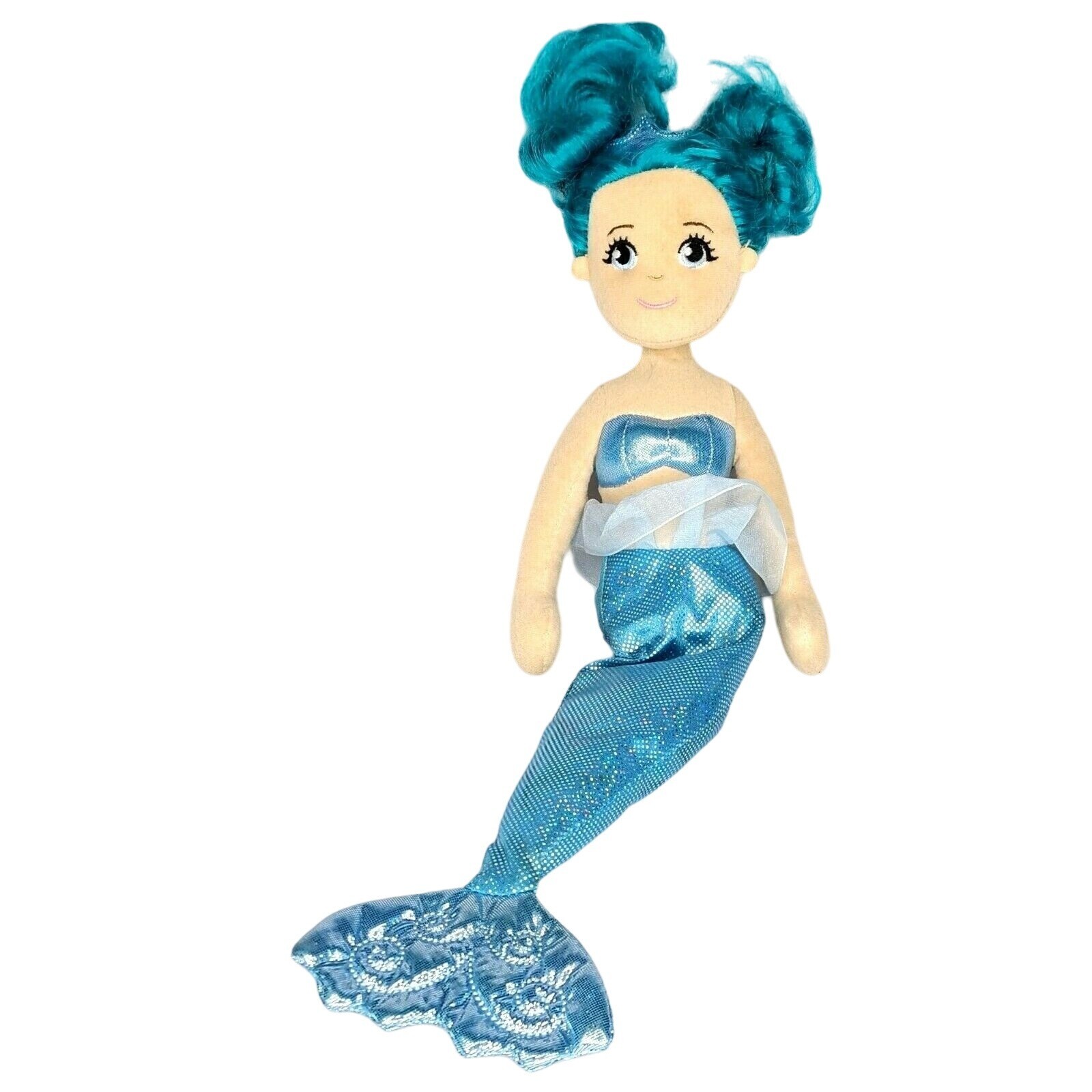 Aurora World Sea Sparkles Mermaid Doll Blue Hair Outfit Fin 