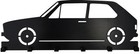 Schlüsselbrett Golf 1 Oldtimer Garderobe Hakenleiste G60