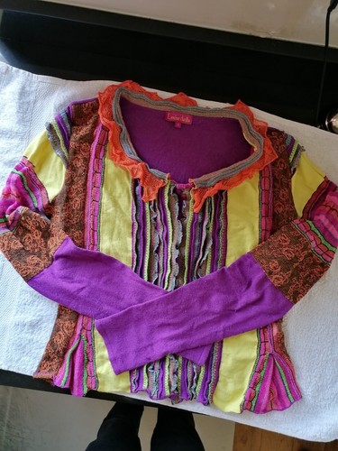 Louise Della Size 3 UK S/M Stretch Cardigan - Picture 4 of 5